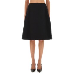 FLARED MIDI SKIRT