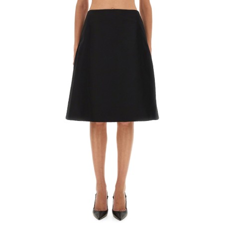 FLARED MIDI SKIRT
