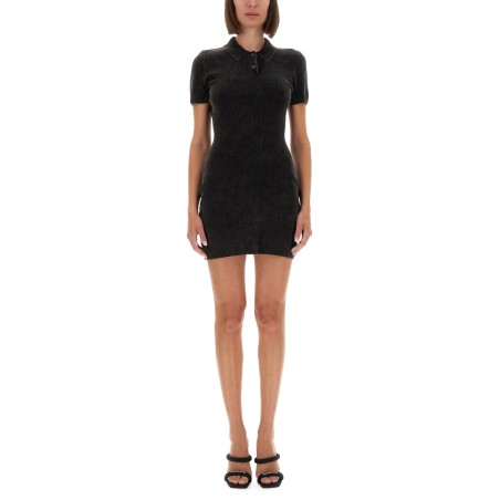 MINI DRESS WITH POLO COLLAR