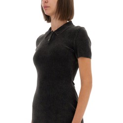 MINI DRESS WITH POLO COLLAR