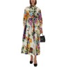 FLOWER BOUQUET PRINT SKIRT