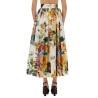 FLOWER BOUQUET PRINT SKIRT