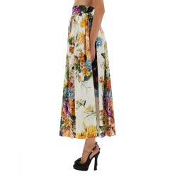 FLOWER BOUQUET PRINT SKIRT