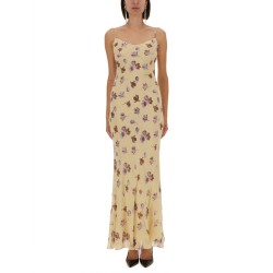 LONG DRESS WITH FLORAL PATTERN