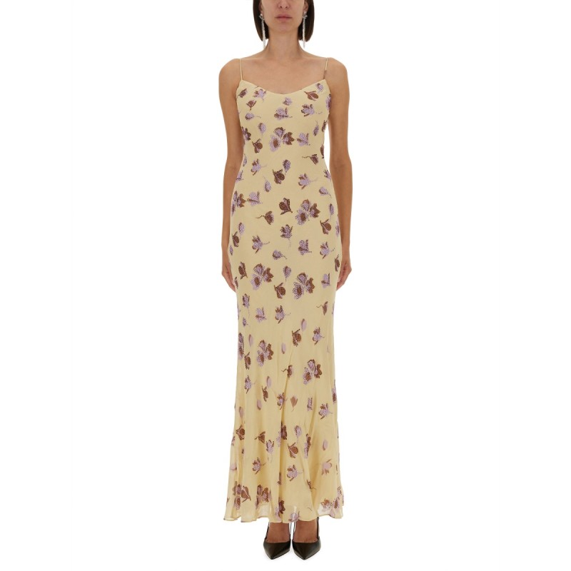 LONG DRESS WITH FLORAL PATTERN