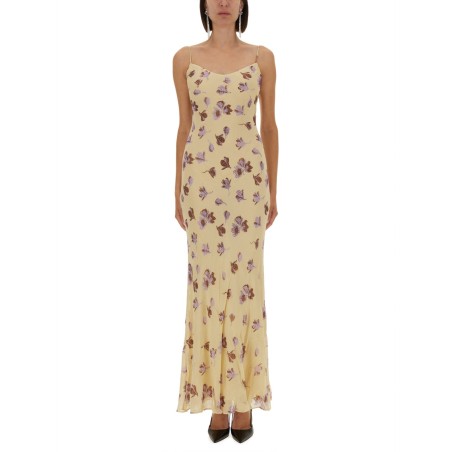 LONG DRESS WITH FLORAL PATTERN