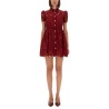 LACE MINI DRESS WITH COLLAR
