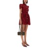 LACE MINI DRESS WITH COLLAR