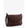 Intrecciato suede shoulder bag