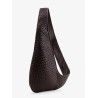Sling Veneto Intrecciato leather crossbody bag
