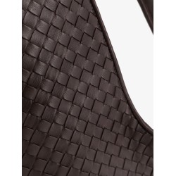 Sling Veneto Intrecciato leather crossbody bag