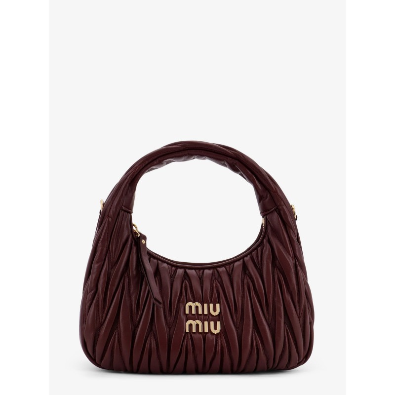 Wander matelassé leather shoulder bag