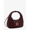 Wander matelassé leather shoulder bag
