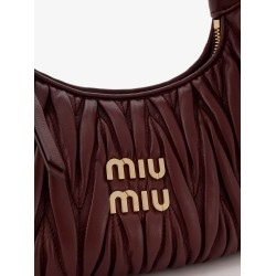 Wander matelassé leather shoulder bag