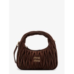 Wander matelassé suede shoulder bag