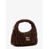 Wander matelassé suede shoulder bag