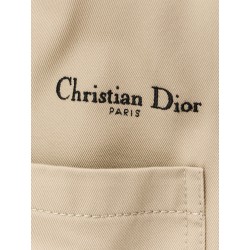 Fitted cotton trench with grosgrain belt