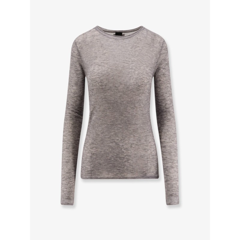 Pico wool top with rhinestones