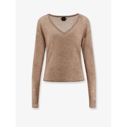 Salomone wool sweater with micro sequins