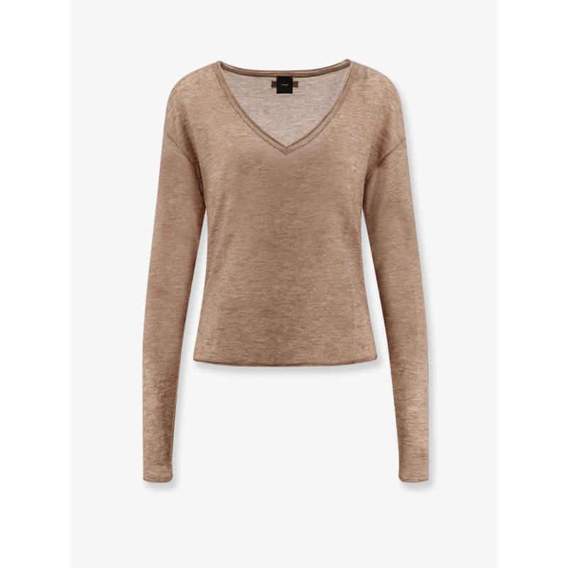 Salomone wool sweater with micro sequins