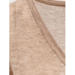 Salomone wool sweater with micro sequins