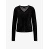 Salomone wool sweater with micro sequins