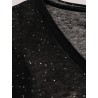 Salomone wool sweater with micro sequins