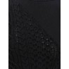 Cotton blend asymmetrical sweater