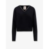 Wool and cashmere sweater with rhinestones
