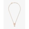 Ovalette metal necklace