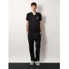 Cotton t-shirt with hand-embroidered patch