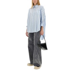 ASYMMETRICAL STRIPED SHIRT