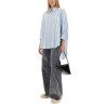 ASYMMETRICAL STRIPED SHIRT