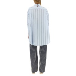ASYMMETRICAL STRIPED SHIRT