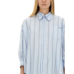 ASYMMETRICAL STRIPED SHIRT