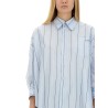 ASYMMETRICAL STRIPED SHIRT