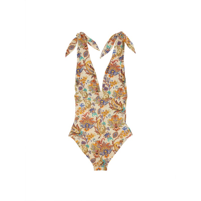 PRINTED ONE-PIECE SWIMSUIT