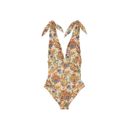 PRINTED ONE-PIECE SWIMSUIT