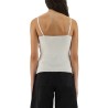 RIBBED KNIT TOP WITH LACE