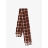 Tartan cashmere scarf