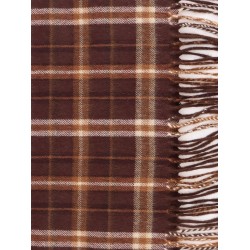 Tartan cashmere scarf