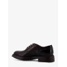 Derby leather lace-up shoe