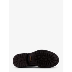 Derby leather lace-up shoe