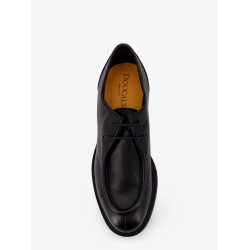 Leather lace-up shoe