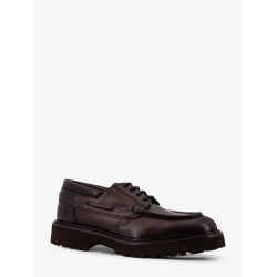 Leather lace-up shoe