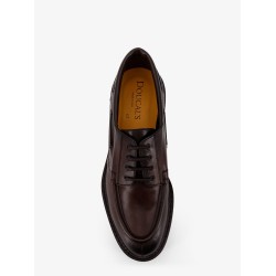 Leather lace-up shoe