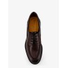 Leather lace-up shoe