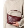 Wallace leather shoulder bag with Intrecciato motif