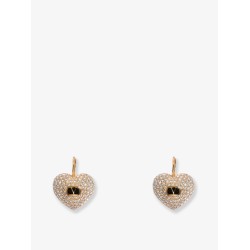 Coeur Royal metal and rhinestones earrings
