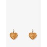 Coeur Royal metal and rhinestones earrings
